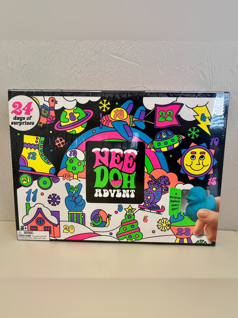 NeeDoh 24 Days of Surprises Christmas Advent Calendar 2026 Squishmas